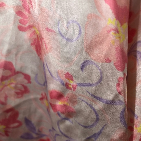 Vtg Floral Sleep Shirt - Picture 5 of 16